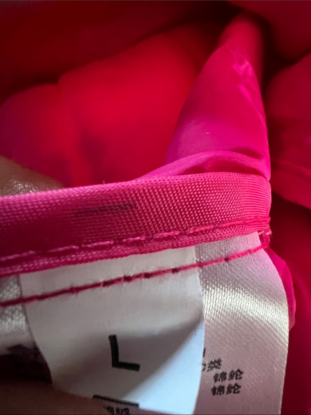 Bright Hot Pink Quilted Puffer Jacket-Brand New - Picture 7 of 7